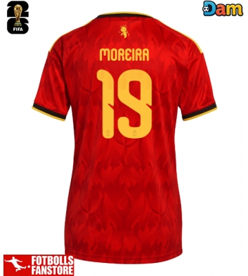 Belgien Diego Moreira #19 Hemmatröja Dam VM 2026 Kortärmad